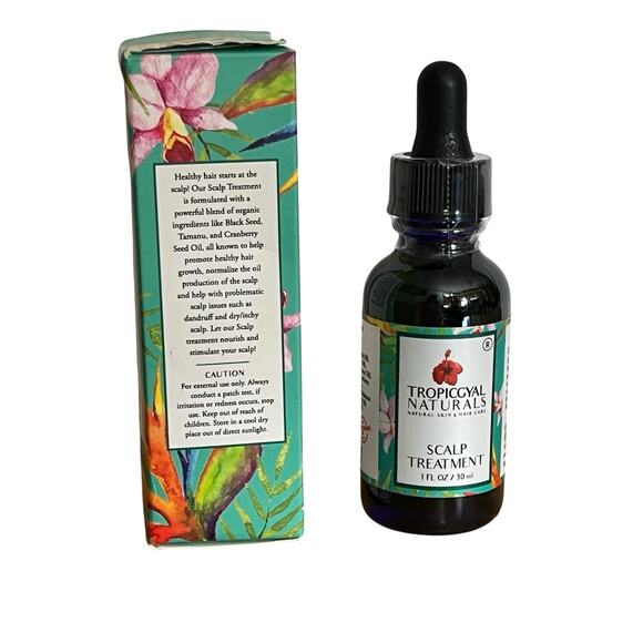 TropicGyal Naturals Hair Organic Scalp Treatment Oil 1oz/30ml NEW IN BOX, Sealed - Picture 2 of 7